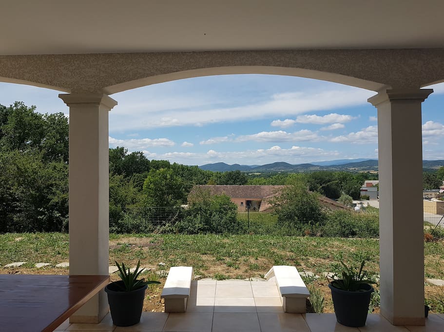 vue de la terrasse