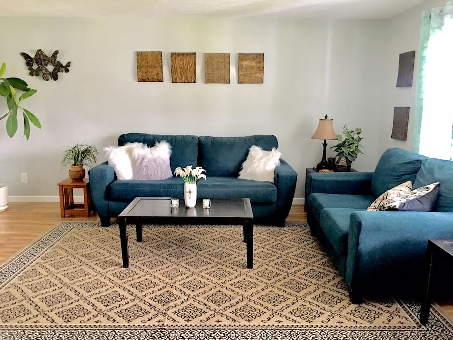 relaxing and comfy with soothing natural light