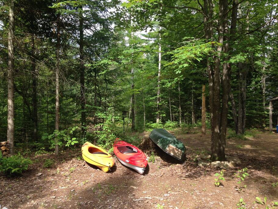 Two kayaks and one canoe available during May-Sept months