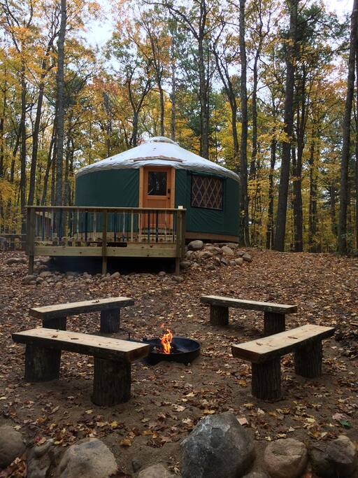 Another frontal view, from just behind the fire pit.