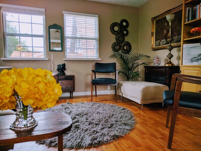 The Downtown Overlook (Private bathroom!)