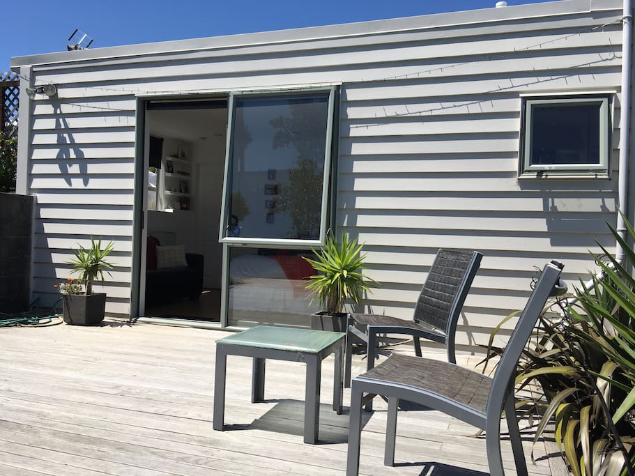 Own deck area gets lots of sun