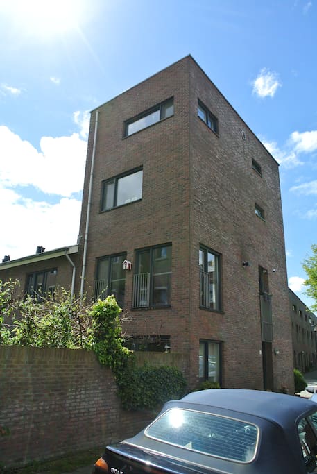 Back and side of the house