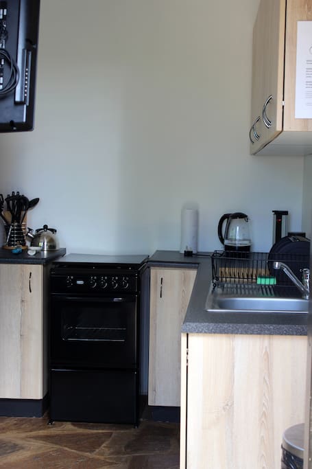 View from front door - kitchen