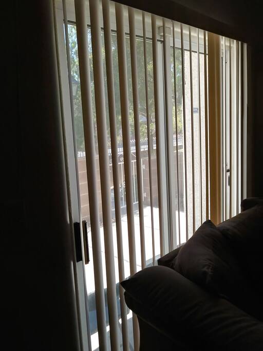 sliding door Access to smoke