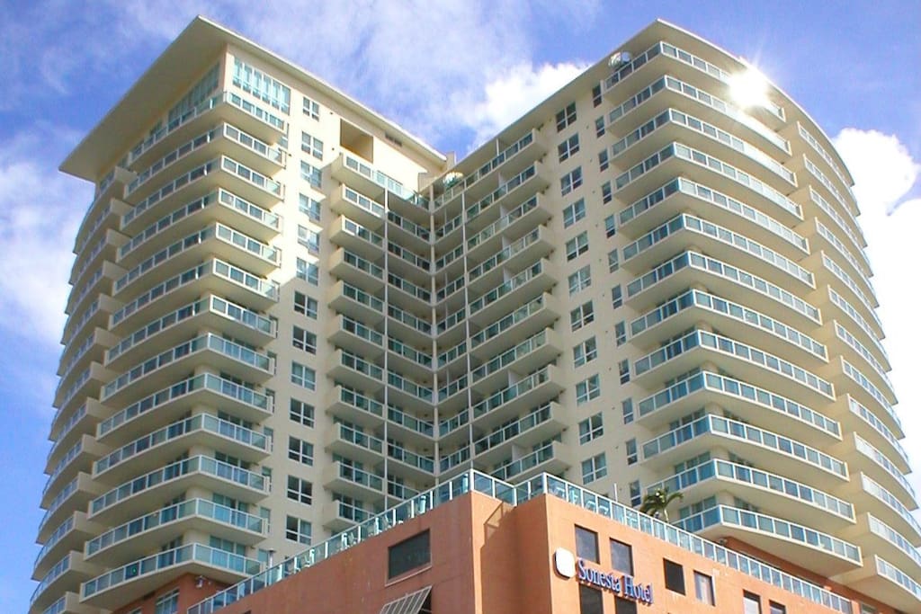 Rated one of the best hotels in Miami. In the heart of Miami.