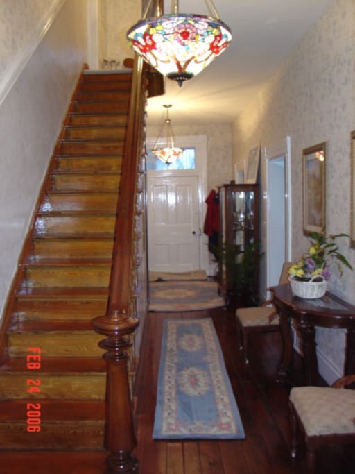 Downstairs hallway