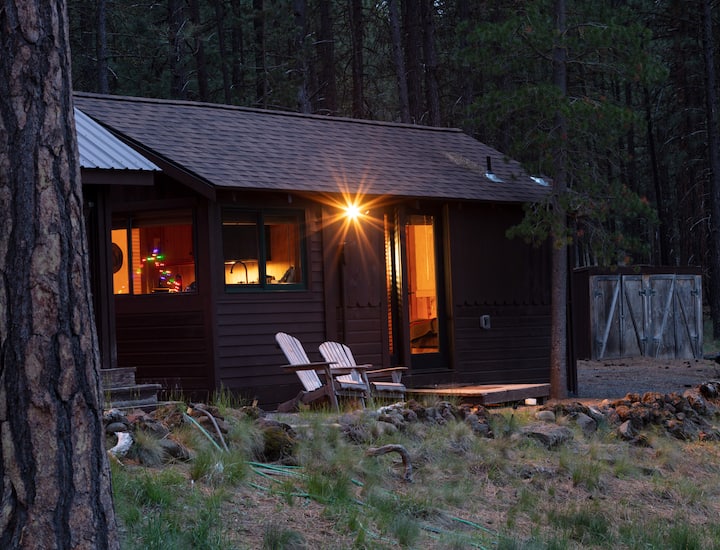 Rustic Modern Cabin Three at Bar L Ranch Cabins for Rent in Camp