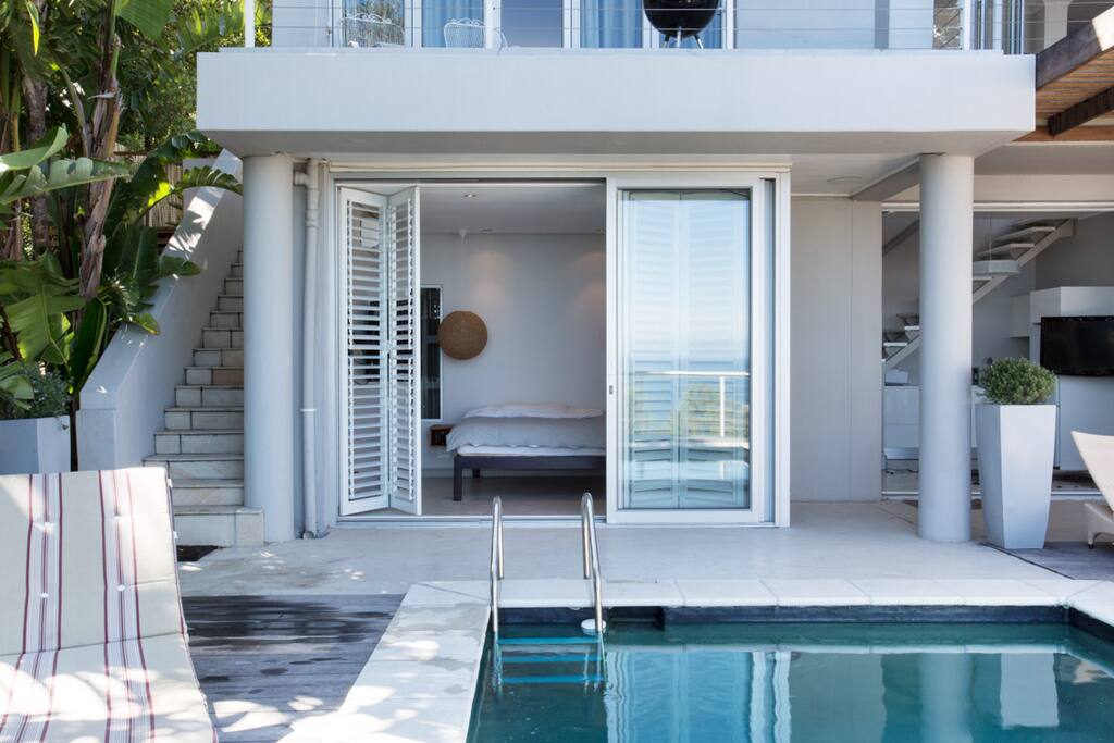 Pool and second bedroom