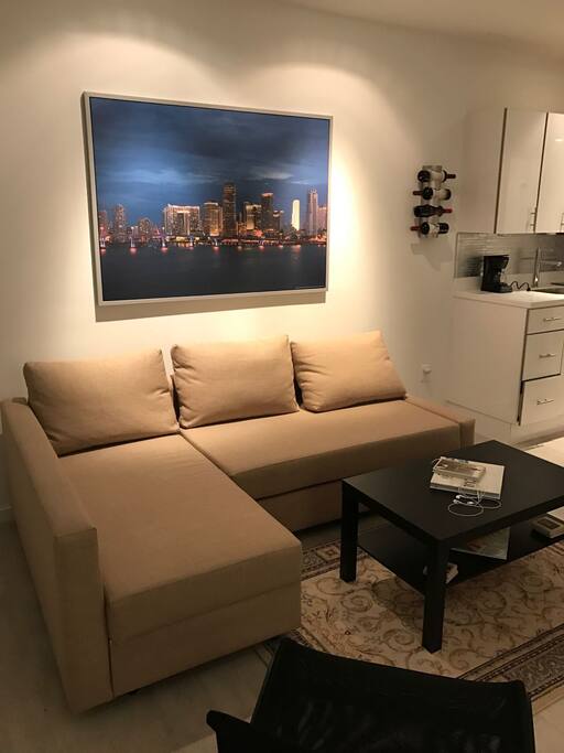 Living Room with Sofa Coach