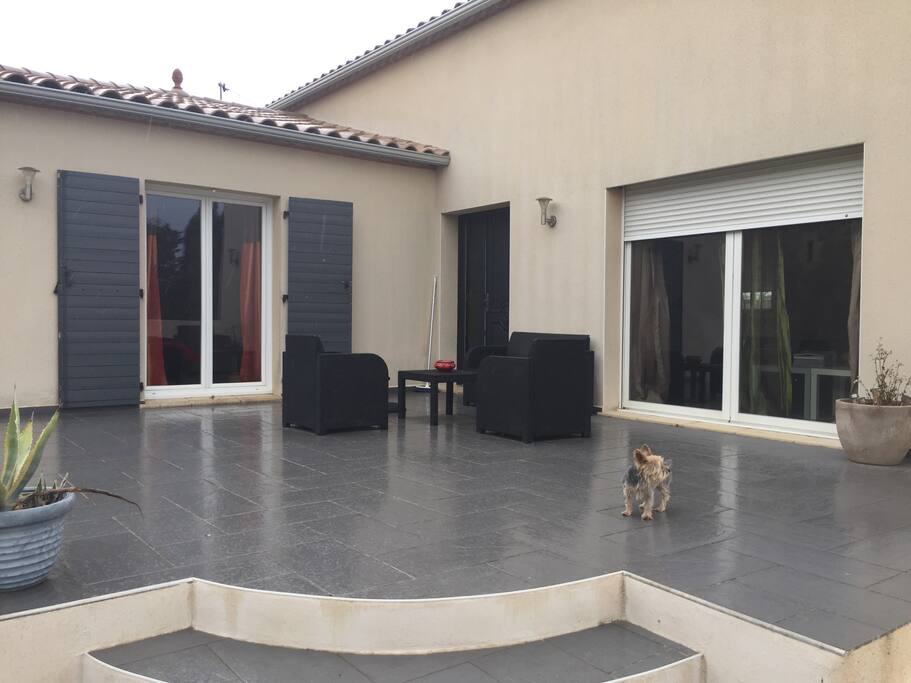 Terrasse principale de 40 m2