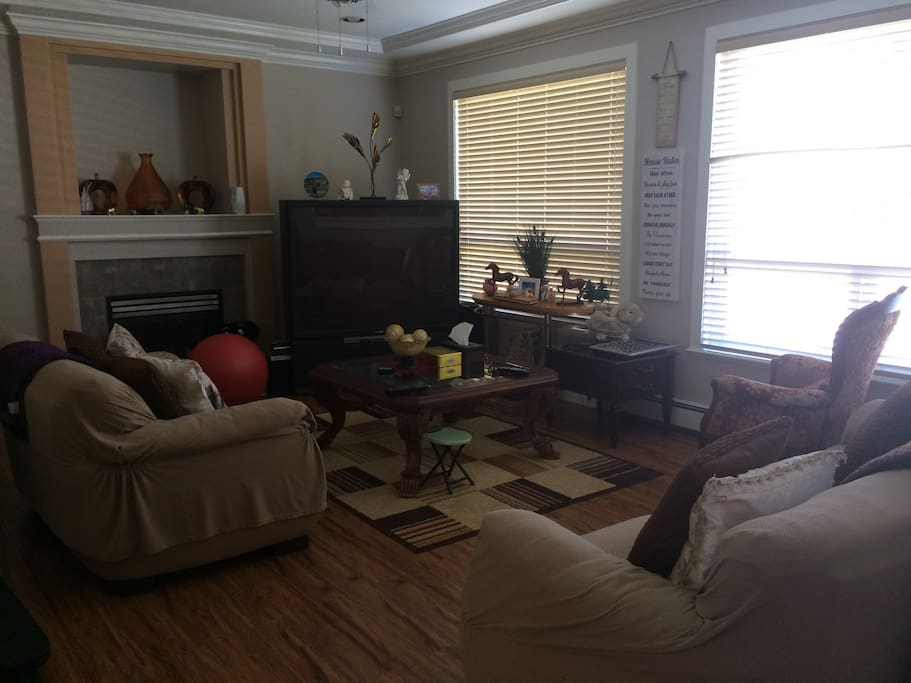 Shared living room space.