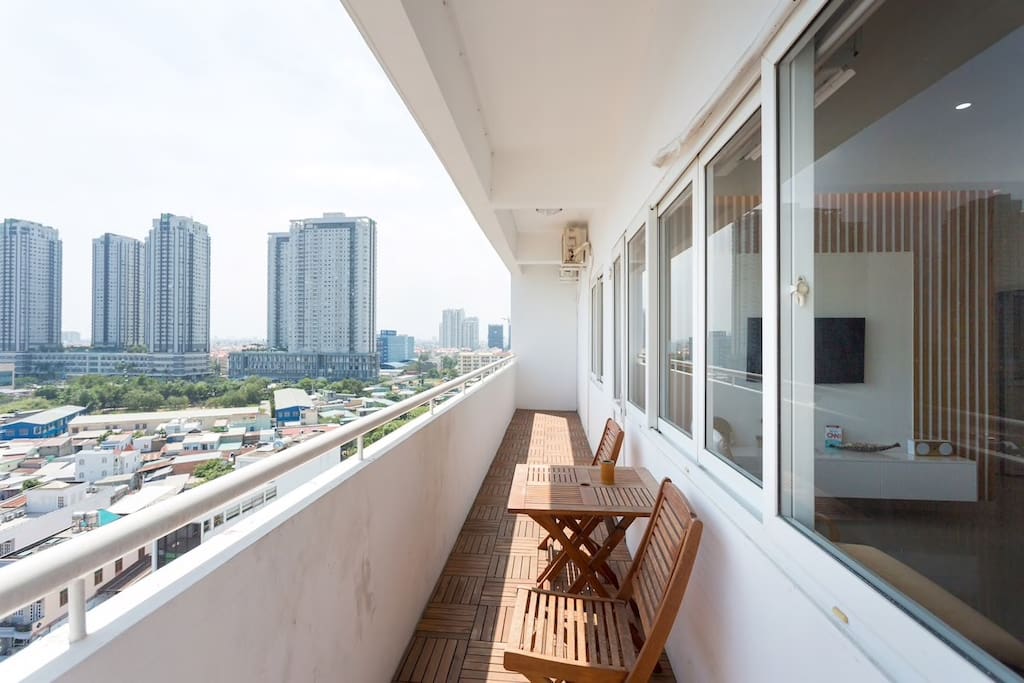Remember that famous movie "Good morning, Vietnam!"? Well, you can star in your own "Good Morning/Evening/Night Vietnam" from our balcony. A great place to watch the sunrise, sunset or just hang out with friends & family over drinks.