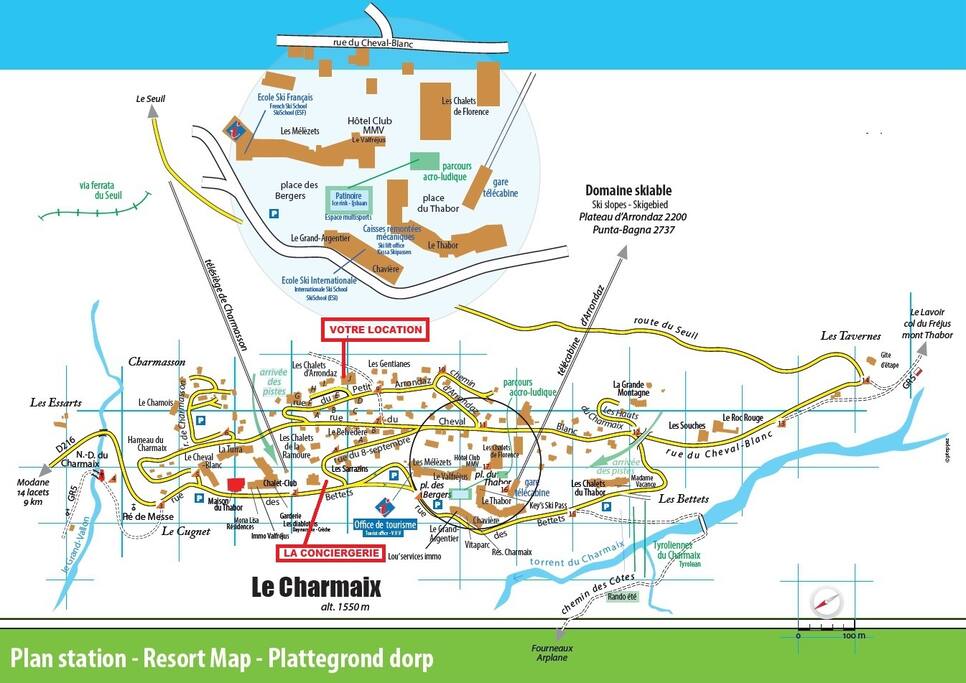 Plan de la station