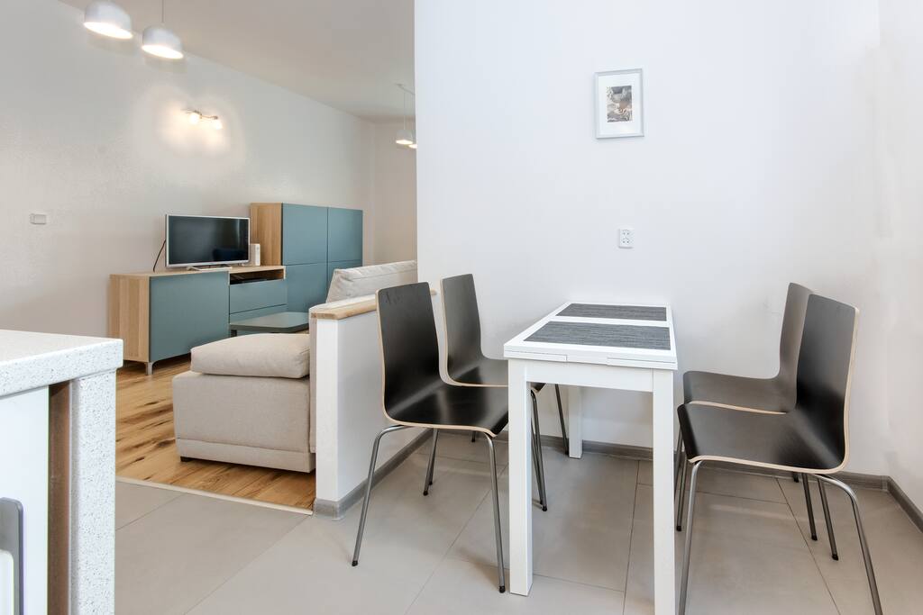 Salon i kuchnia/Living room and kitchen