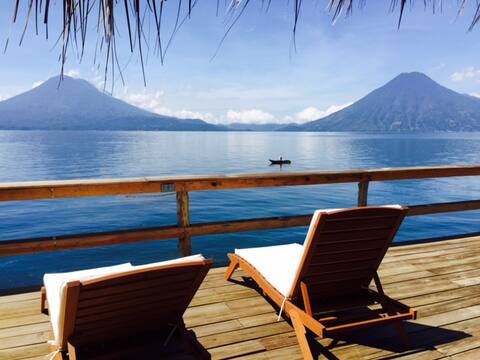 Casa de Larry, Lakefront Villa, Palapa/Deck