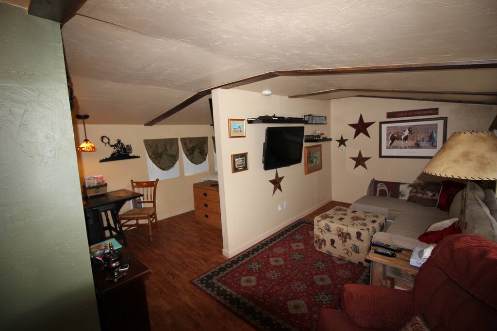 View of Living area and bedroom