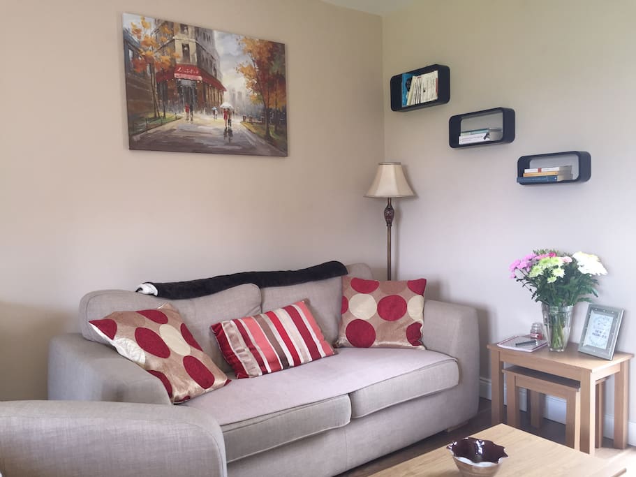 After exploring the locality you can relax in our living area.