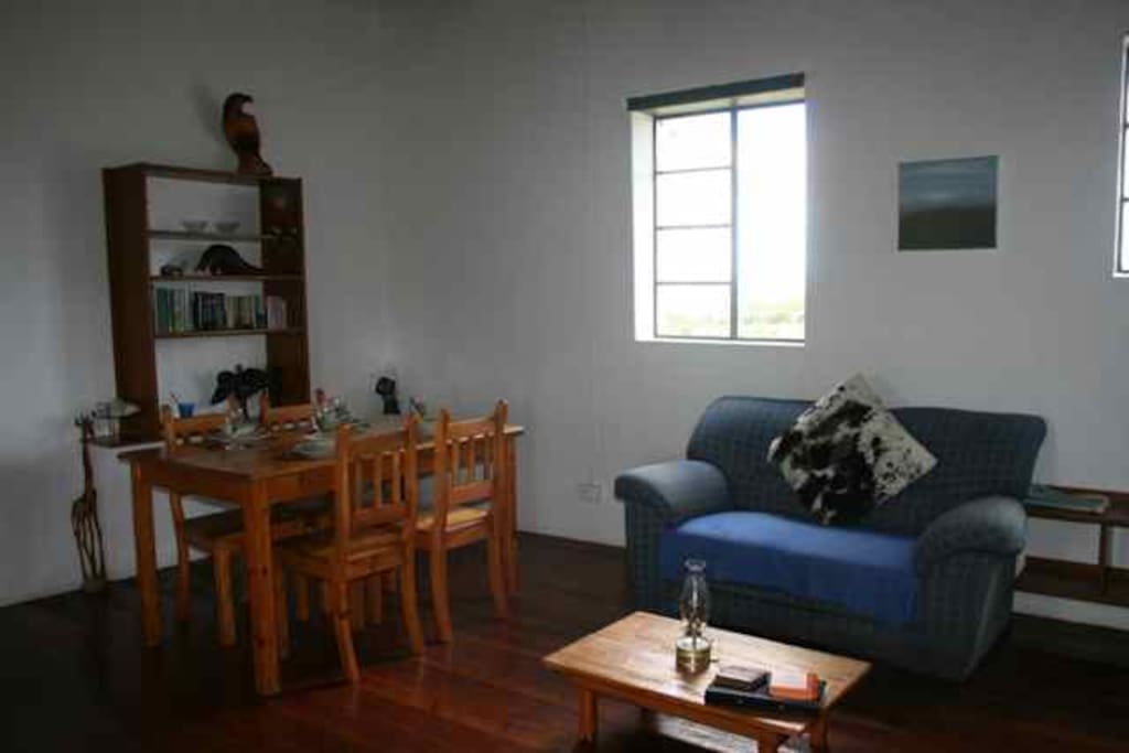 Open plan living area