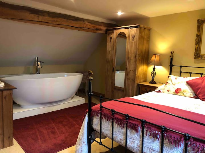 El dormitorio principal.