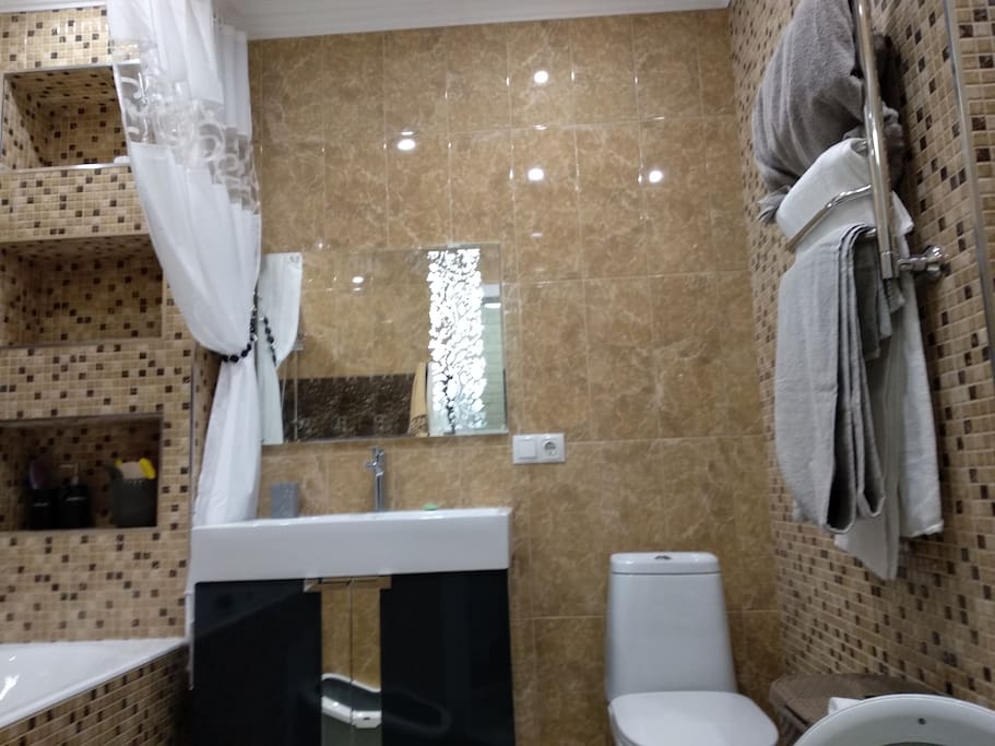 Санузел с ванной 170*70