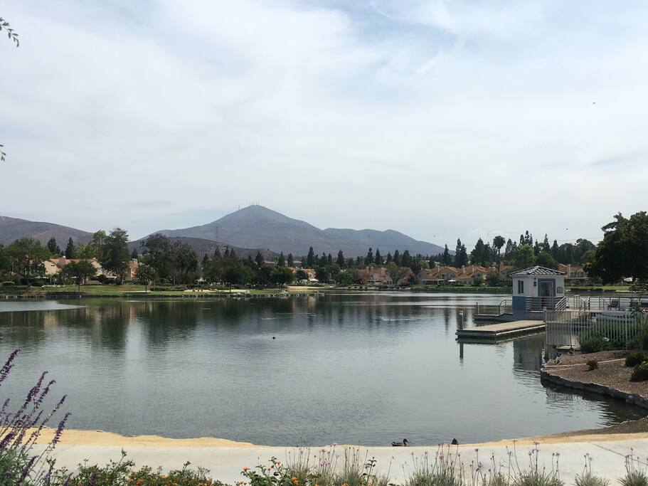 Lake is less than 120 yards away.
