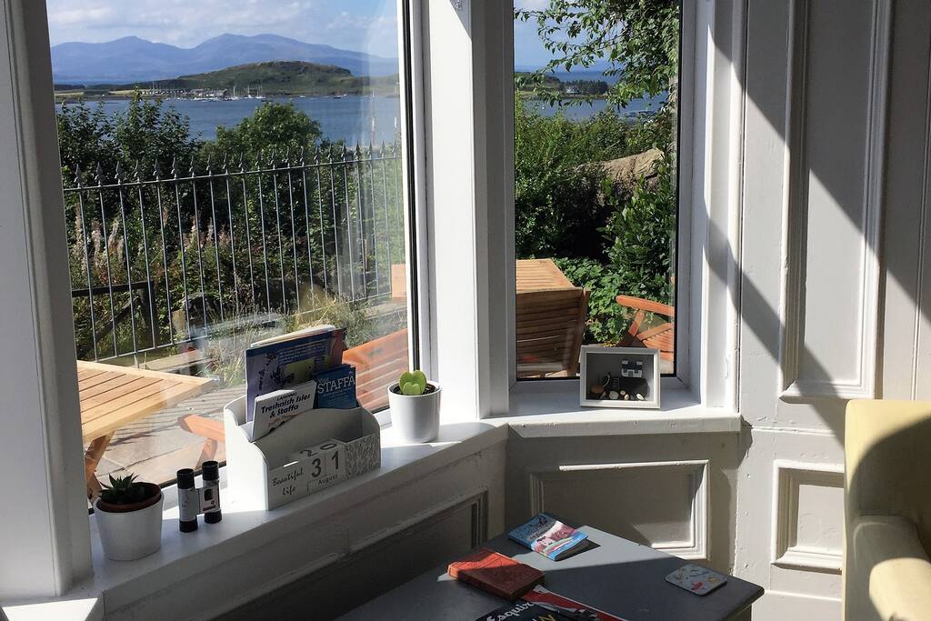 View from the guests sitting room.
