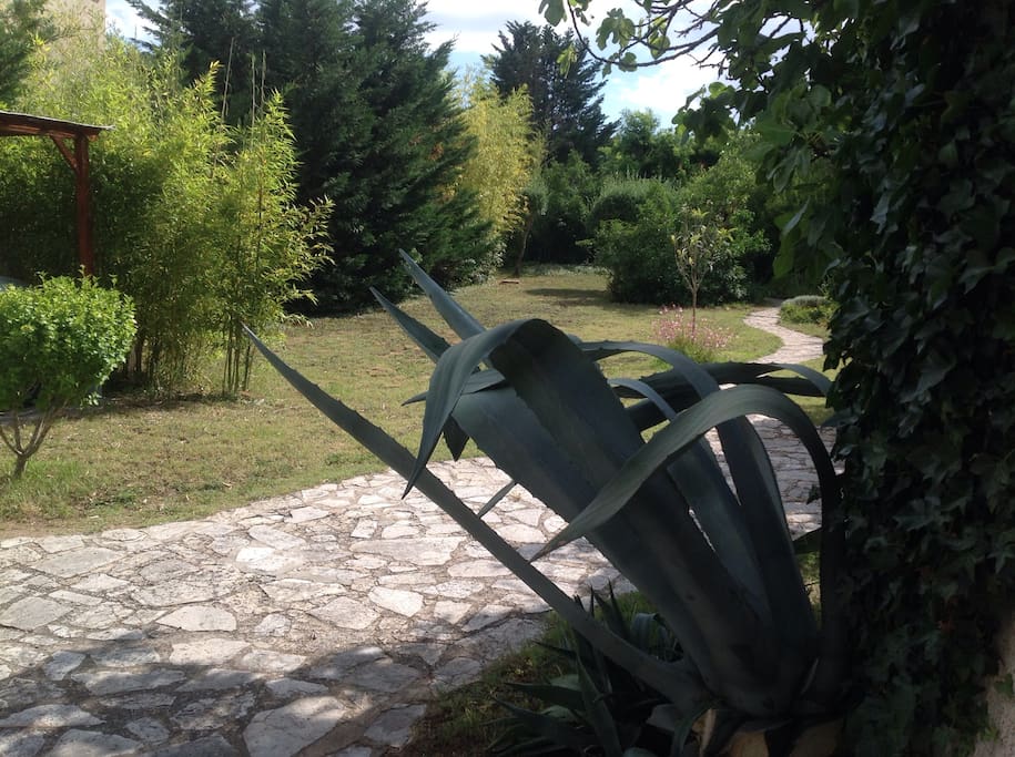 Vue sur jardin (espace propriétaire)