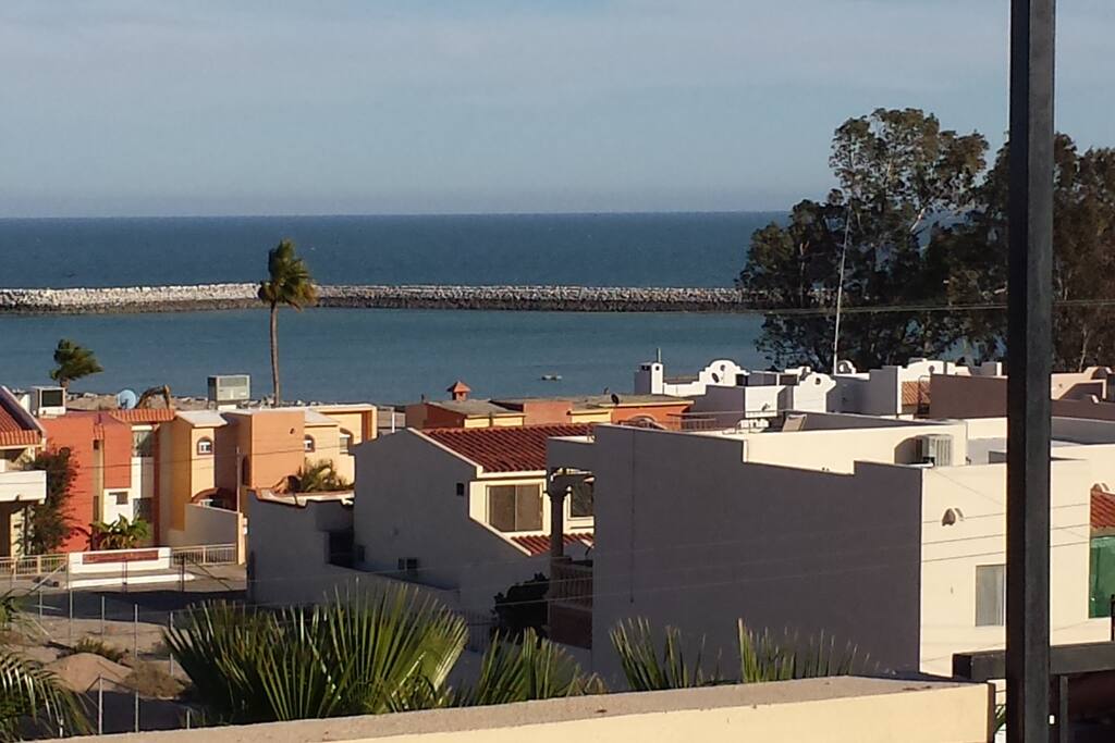 Shows distance from the CondoApartment to the Marina. Picture was taken from the deck of a home across the street.