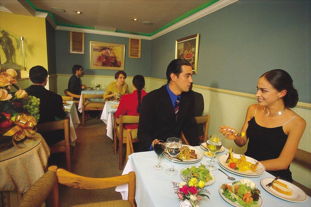 Área de comedor acogedor