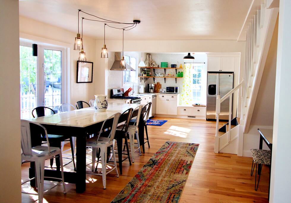Open plan living invites guest to come together