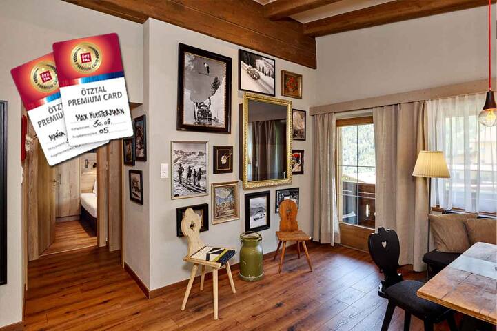 Design studio for 2 (wifi, sauna, slope access)