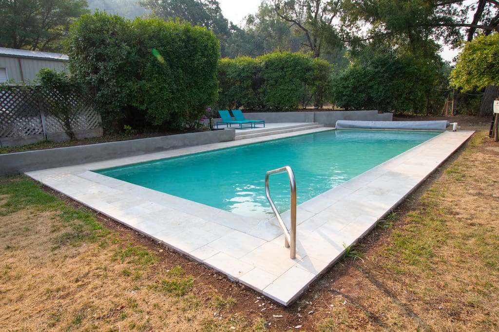 16 x 40 Pool. 4 feet deep max.