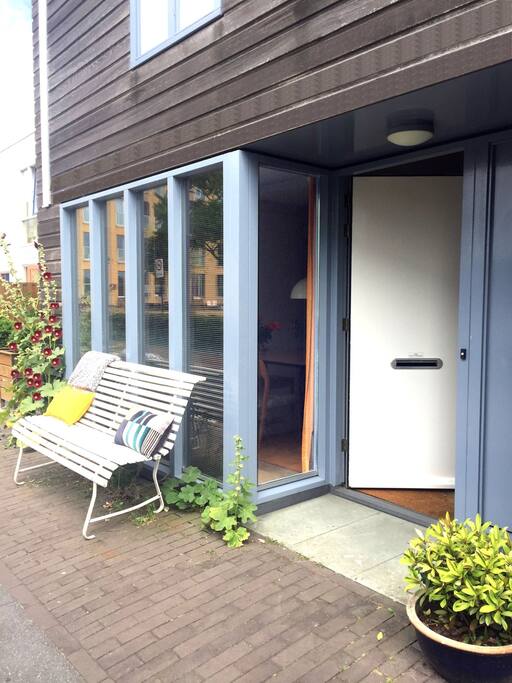 front of the house