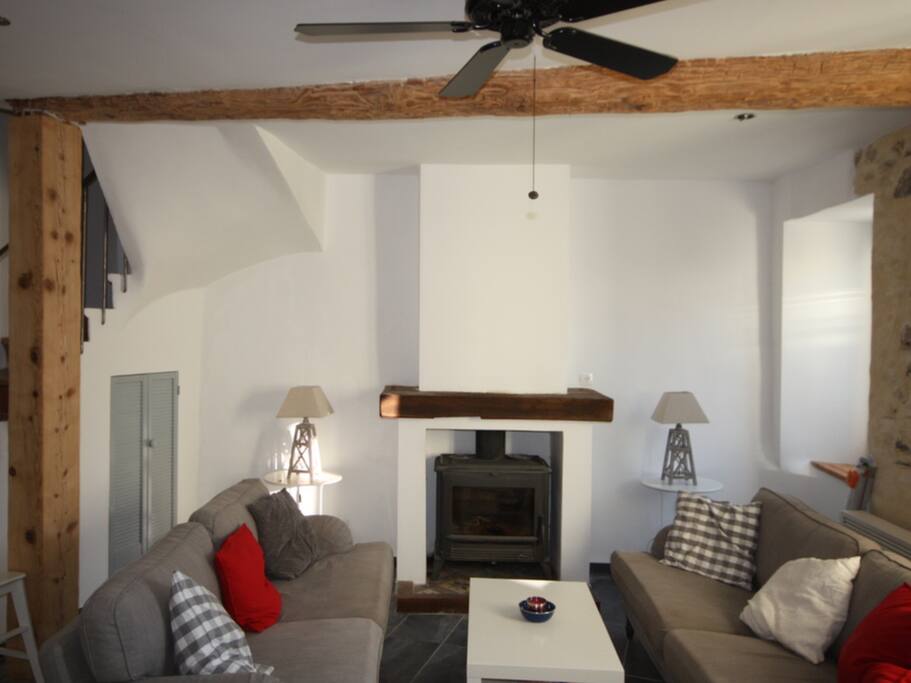 Log burner for cosy winter evenings