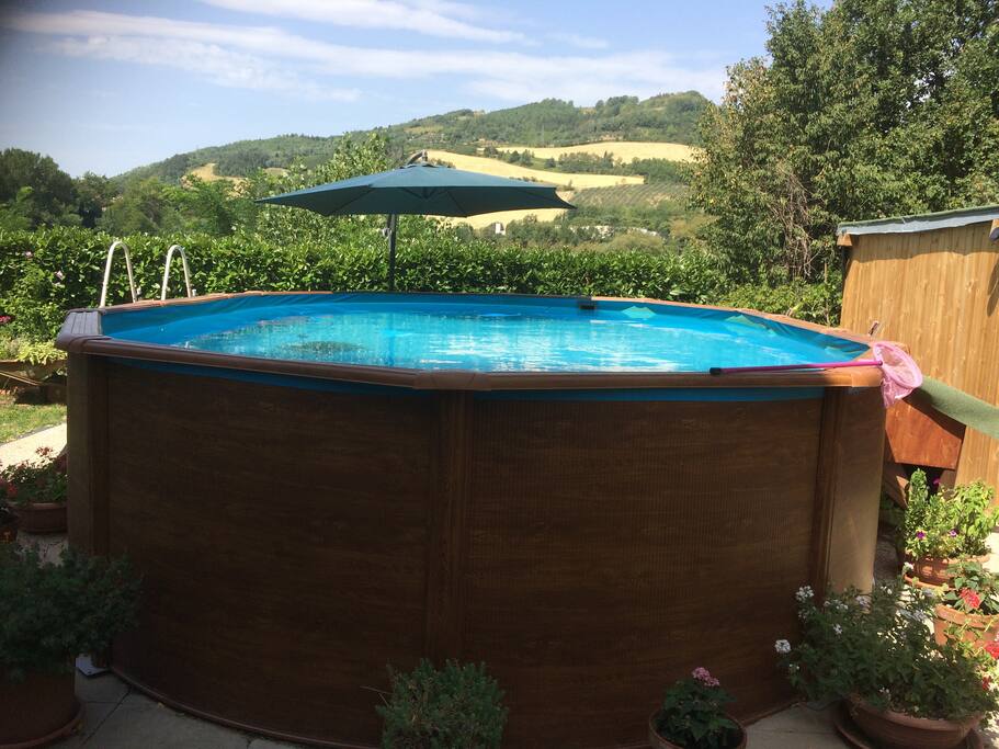 Piscina con vista