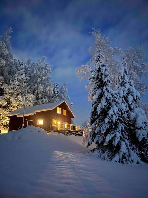 Family cabin with a beautiful view.