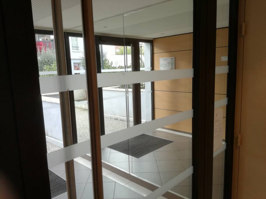 entrée de la résidence