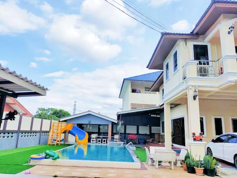 Slow life pool villa