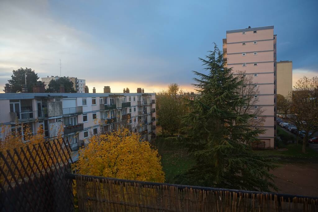 Vue balcon-Parc résidentiel calme