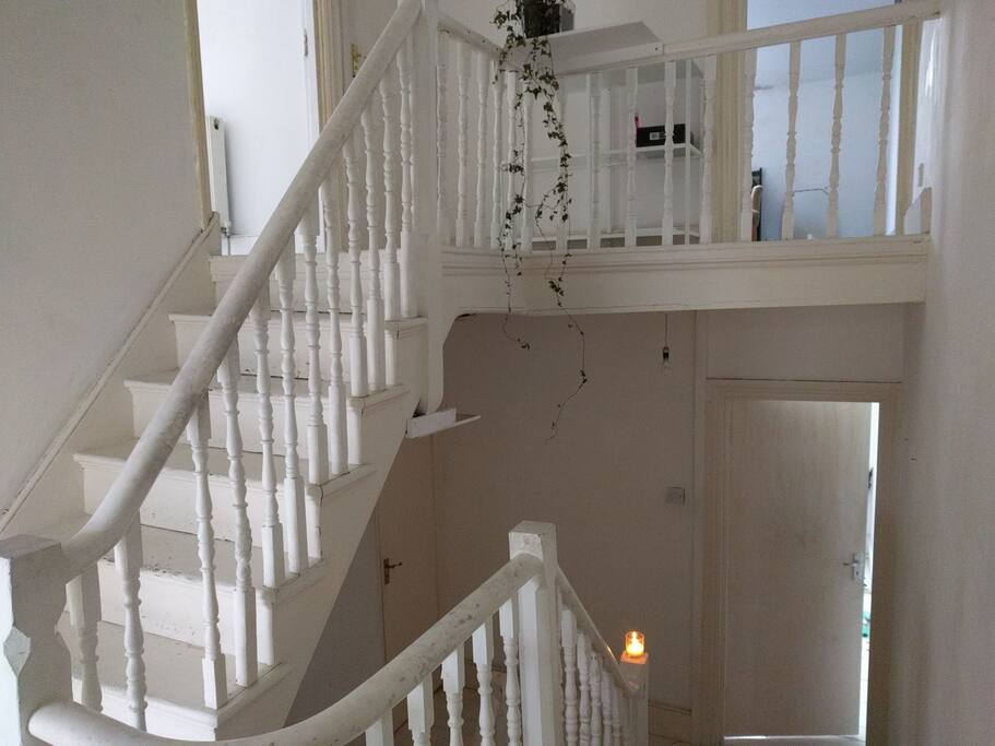 view from room door on second floor