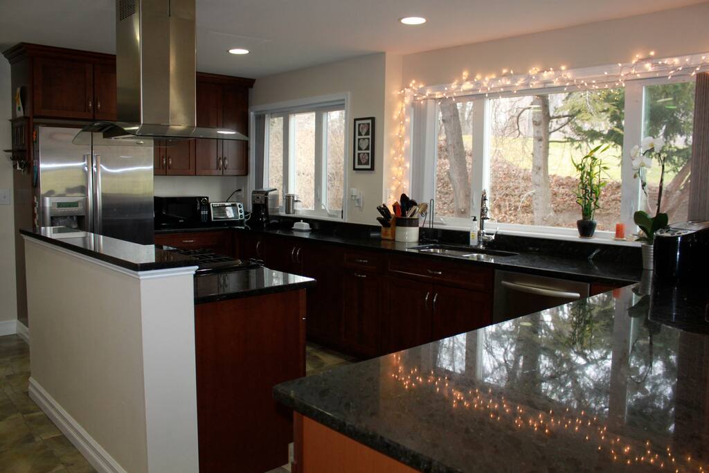 Spacious kitchen