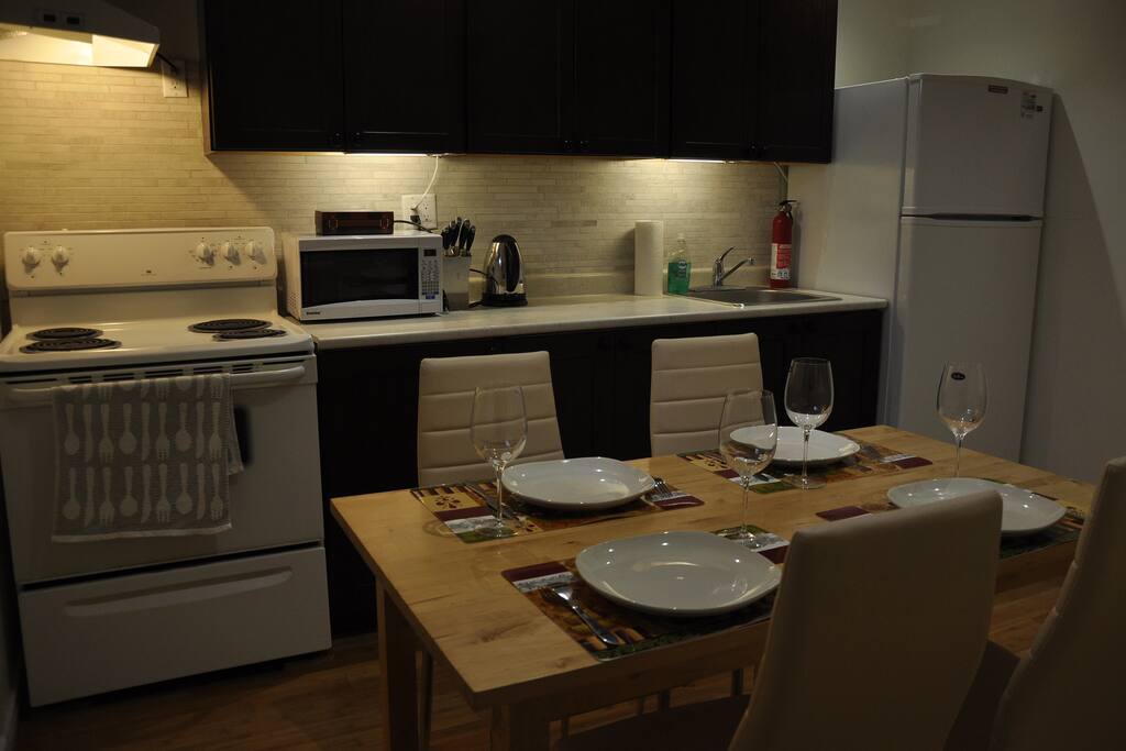 Newly renovated kitchen