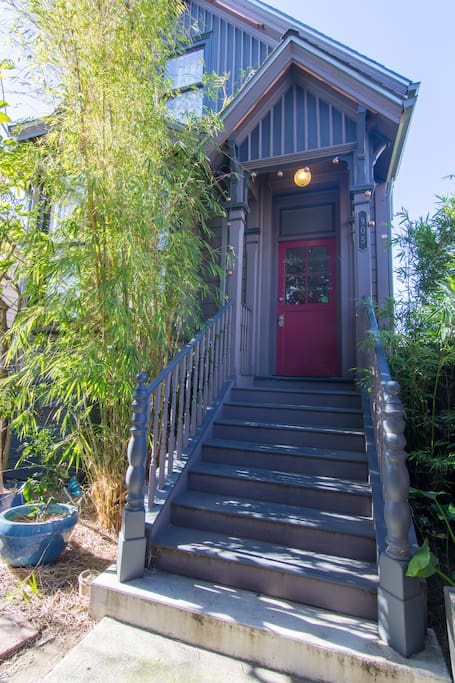 The front of the house. Our Victorian was built in 1868!