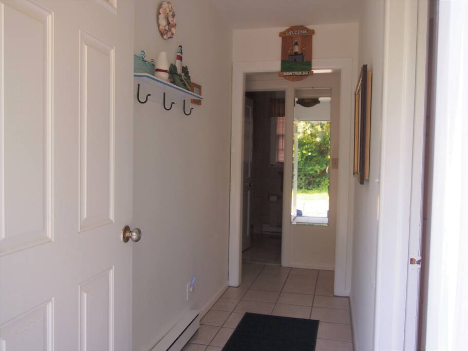 Hallway when you walk in front door.