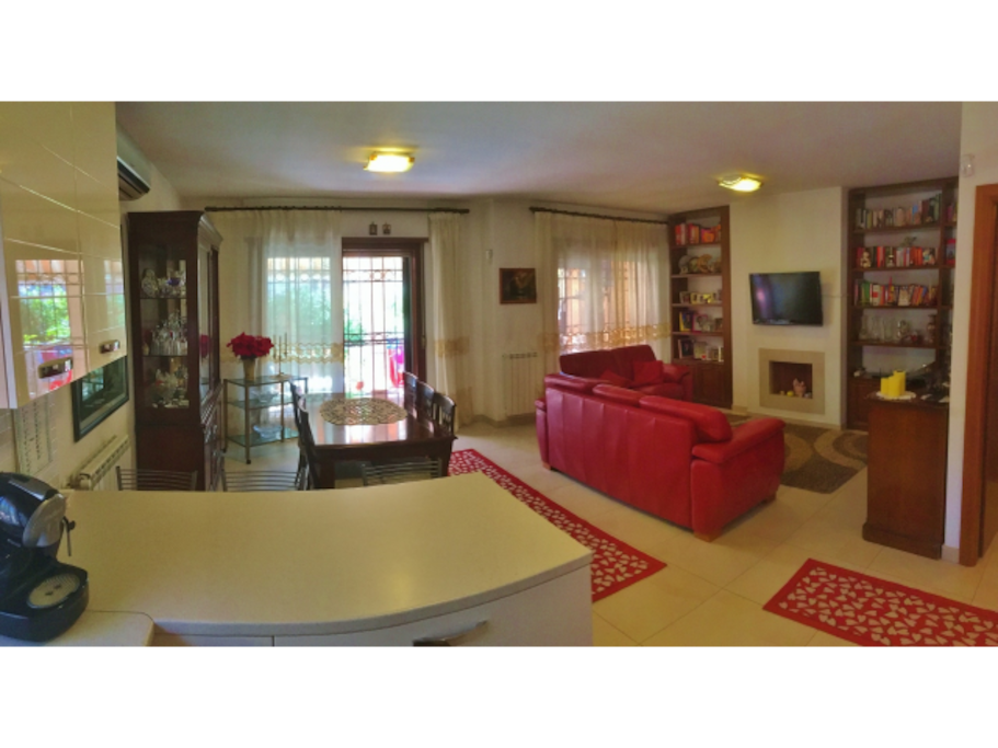Living Room and Dining Room