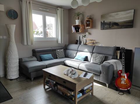 Top Airbnb: A cozy house close to the sea! in Hermanville Sur Mer