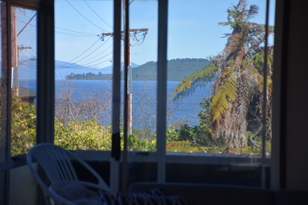 Lake view from the house