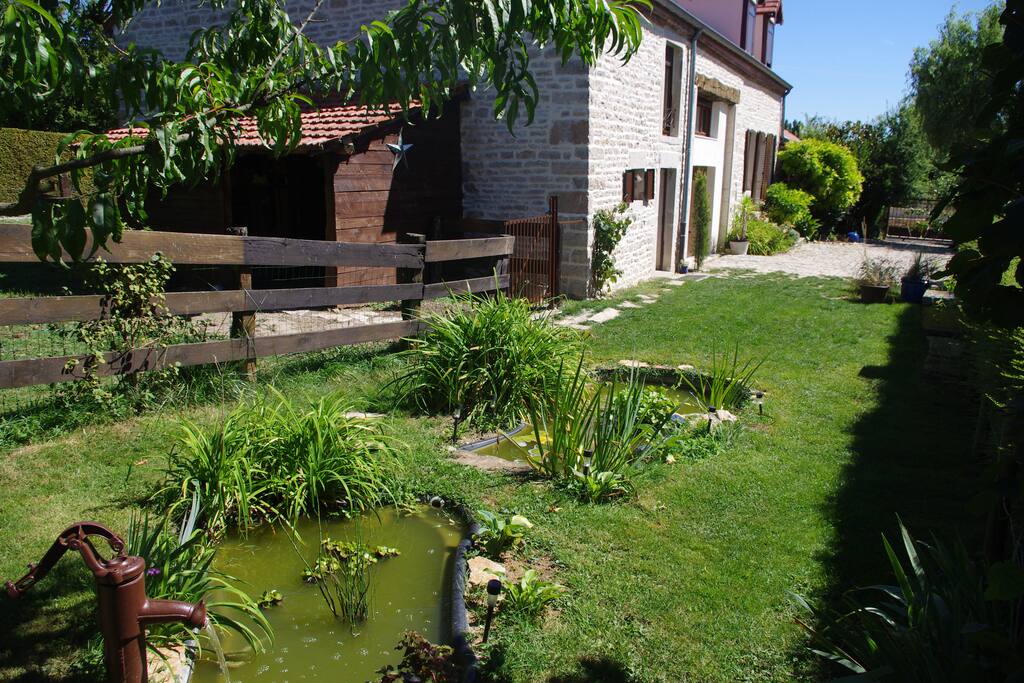 Bassin avec poissons