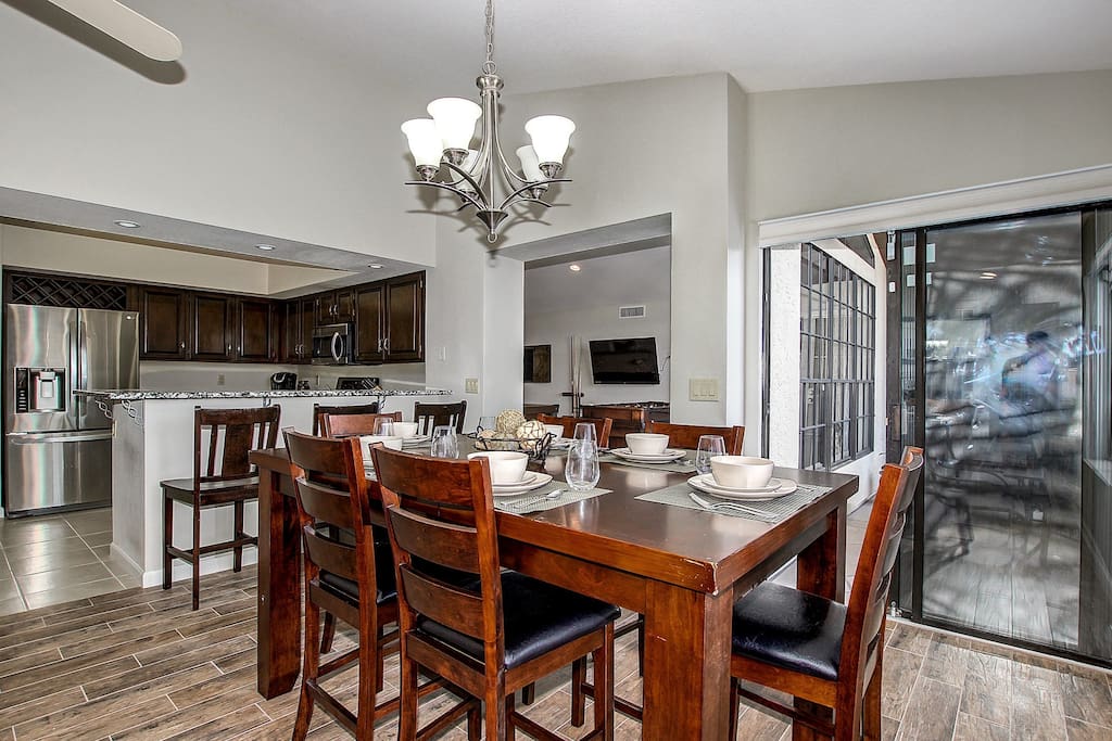Kitchen and Dining Area
